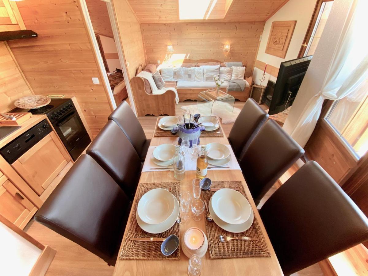 Apartmán Appt 3Ch, Au Pied Des Pistes A La Deco Soignee Flumet Exteriér fotografie