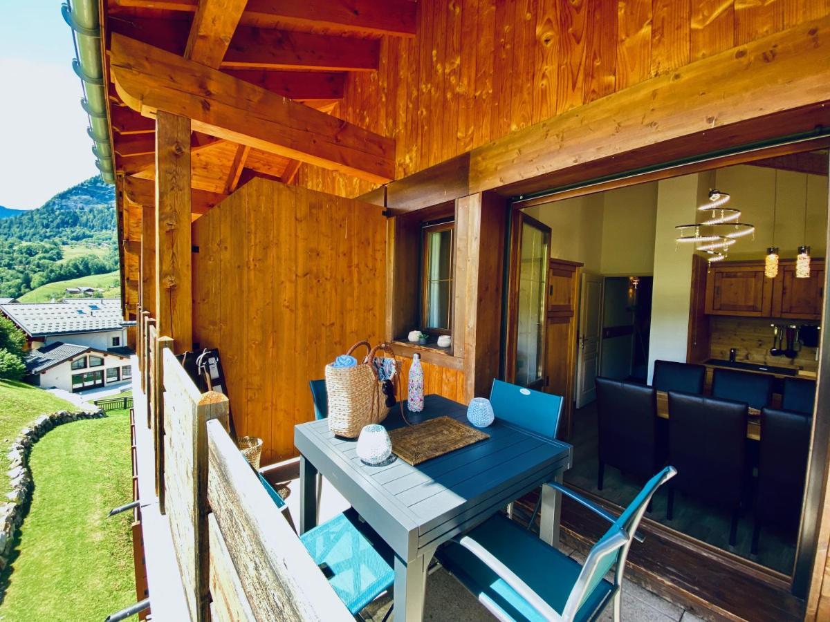 Apartmán Appt 3Ch, Au Pied Des Pistes A La Deco Soignee Flumet Exteriér fotografie