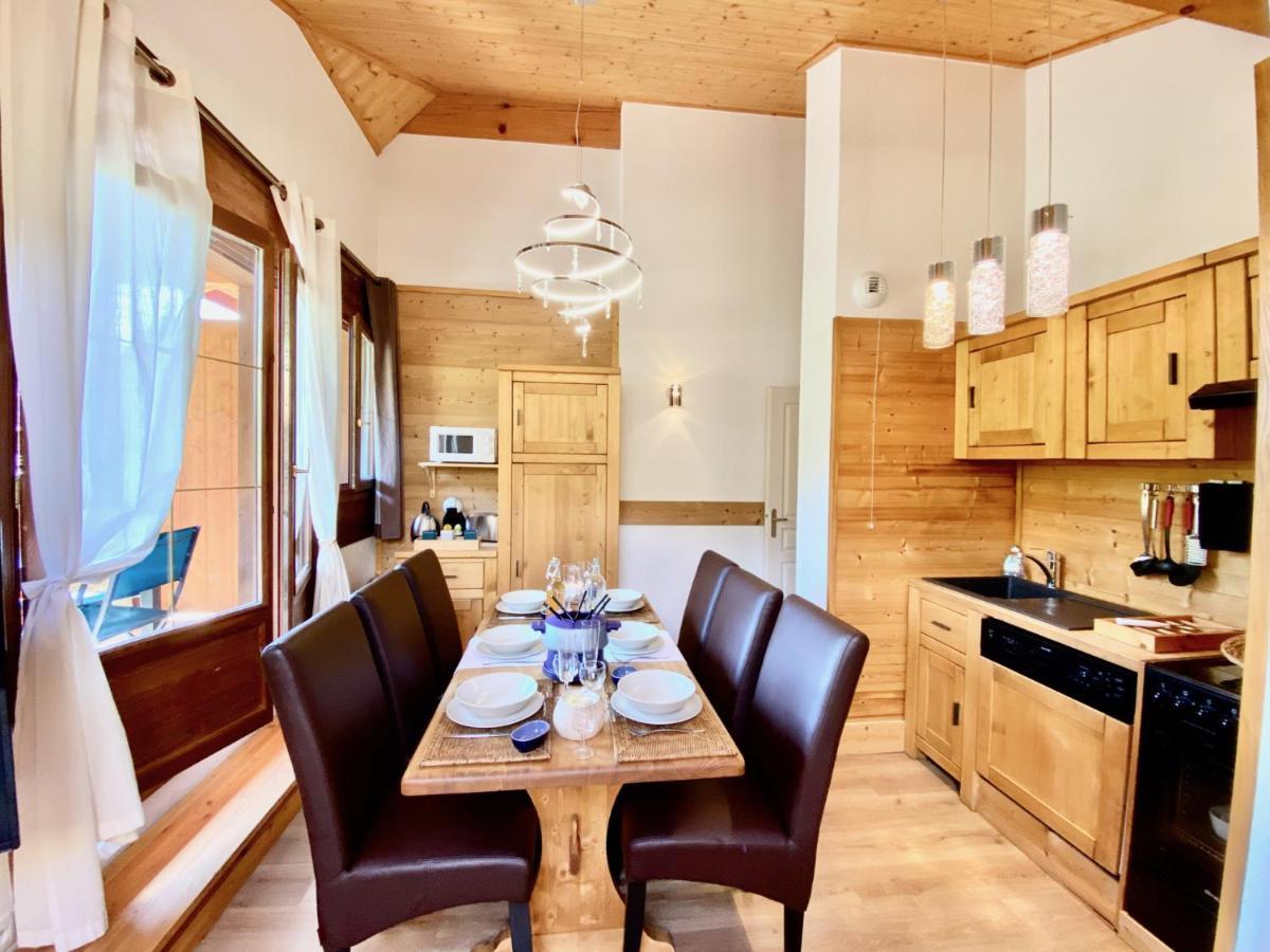 Apartmán Appt 3Ch, Au Pied Des Pistes A La Deco Soignee Flumet Exteriér fotografie